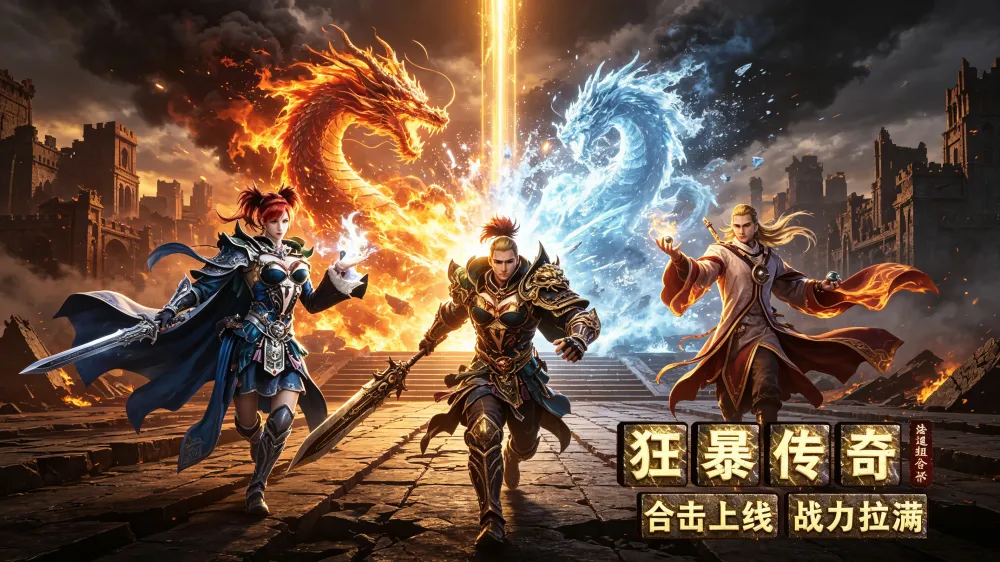 狂暴传奇官网：新手全方位攻略 快速升级提战力打宝技巧大全